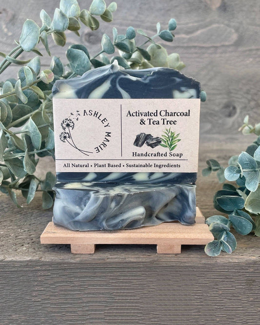 Activated Charcoal & Tea Tree Bar Soap
