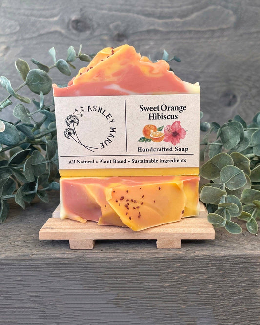 Sweet Orange Hibiscus Bar Soap